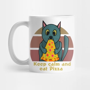 Keep calm and eat Pizza Mug